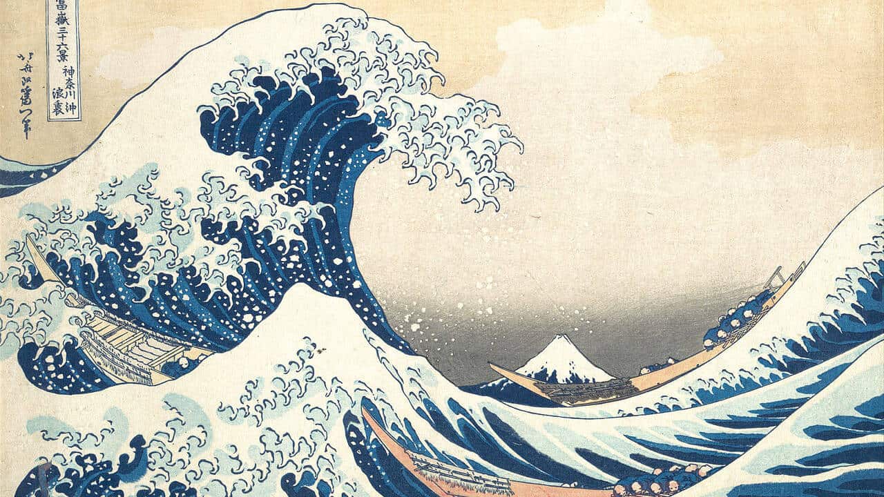 Kanagawa oki nami ura, Katsushika Hokusai, Art Institute Chicago